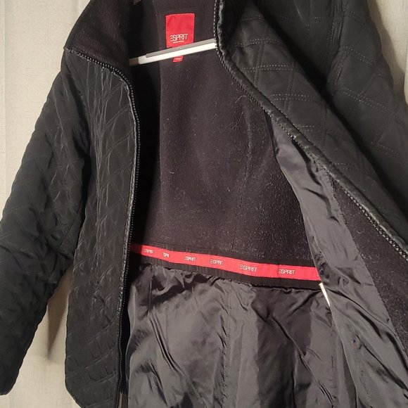 ESPIRIT- Quilted zip-up coat Size XL - Picture 2 of 5
